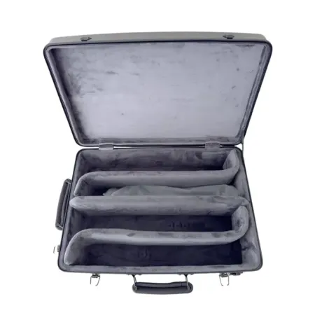 Estojo 4 trompetes Wahnsinn carbono mate e preto