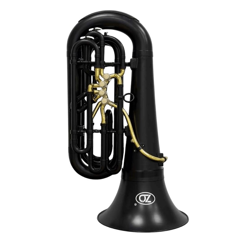 Tuba Zo 3/4 em Dó, de plástico preto
