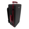 Estuche para Tres Trompetas Wahnsinn Carbono Mate y Rojo