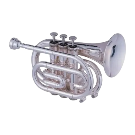 TROMPETA JUPITER JTR 710S POCKET PLATEADA EN SIB -3