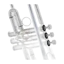 TRUMPET B&S MBX3 HERITAGE SILVER IN SIb B&S - 3