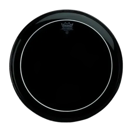 PARCHE 24" REMO PINSTRIPE EBONY BOMBO Remo - 1