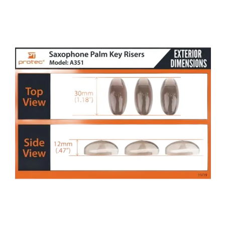 SAXOPHONE HIGH PROTEC A351 PALM KEYS Protec - 8