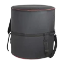 Capa Surdo 24" 68X66 acolchoada preta - Ortola - Sanganxa.com