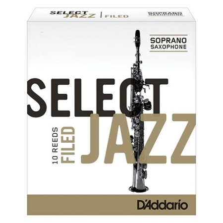 REEDS SAXO SOPRANO D'ADDARIO SELECT JAZZ 3H FILED D'Addario - 1