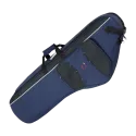 Estojo para Saxofone Barítono Ortolá 4066 LBS Preto/Azul - Sanganxa.com