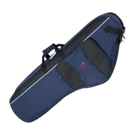 Estojo para Saxofone Barítono Ortolá 4066 LBS Preto/Azul - Sanganxa.com