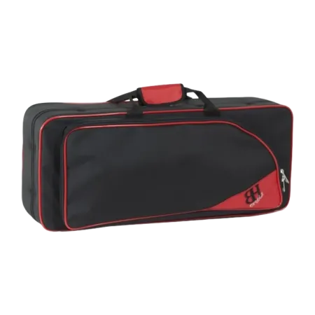 Estojo para saxofone alto HB112 Preto/Vermelho Mochila - Sanganxa.com