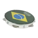 Pandeiro 10" Abs P/Brasil Izzo Ref. Iz3438 Branco - Izzo - Sanganxa.com