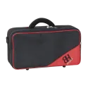 Mala mochila Requinto Hb198 Preto/Vermelho - Ortola - Sanganxa.com