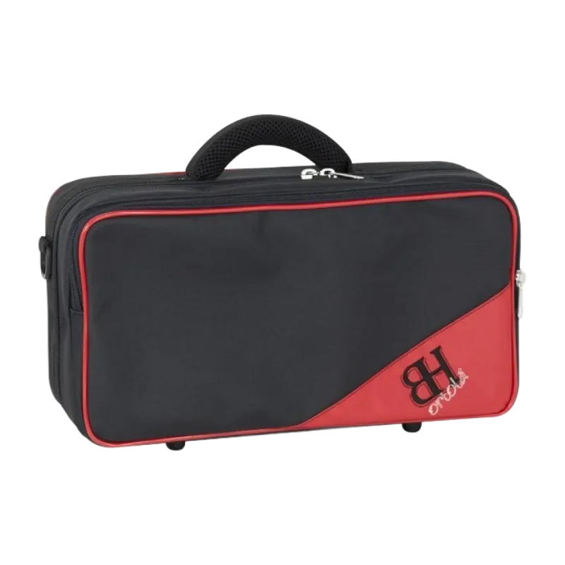 Mala mochila Requinto Hb198 Preto/Vermelho - Ortola - Sanganxa.com