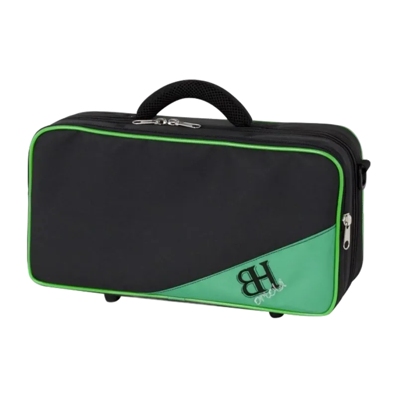 Requinto Hb198 Mala de mochila preta/verde - Ortola - Sanganxa.com