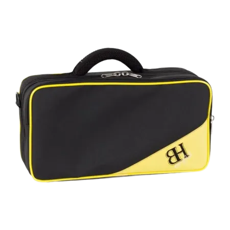 Mala mochila Requinto Hb198 Preto/amarelo - Ortola - Sanganxa.com