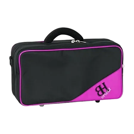 Mala mochila Requinto Hb198 Preto/fúcsia - Ortola - Sanganxa.com