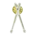 Baquetas Pin Ortola Ftp014 Prata - Sanganxa.com