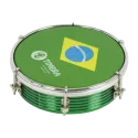Tamborim 6" Alumínio Timbra Ti8670 Verde - Timbra - Sanganxa.com