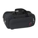 Bolsa para duas cornetas curtas Ref. 242 CH Amb 20 mm Polietileno Preto - Sanganxa.com
