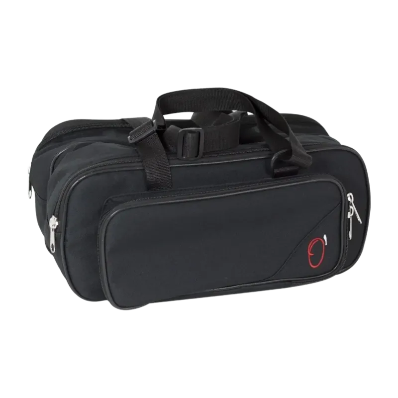 Bolsa para duas cornetas curtas Ref. 242 CH Amb 20 mm Polietileno Preto - Sanganxa.com