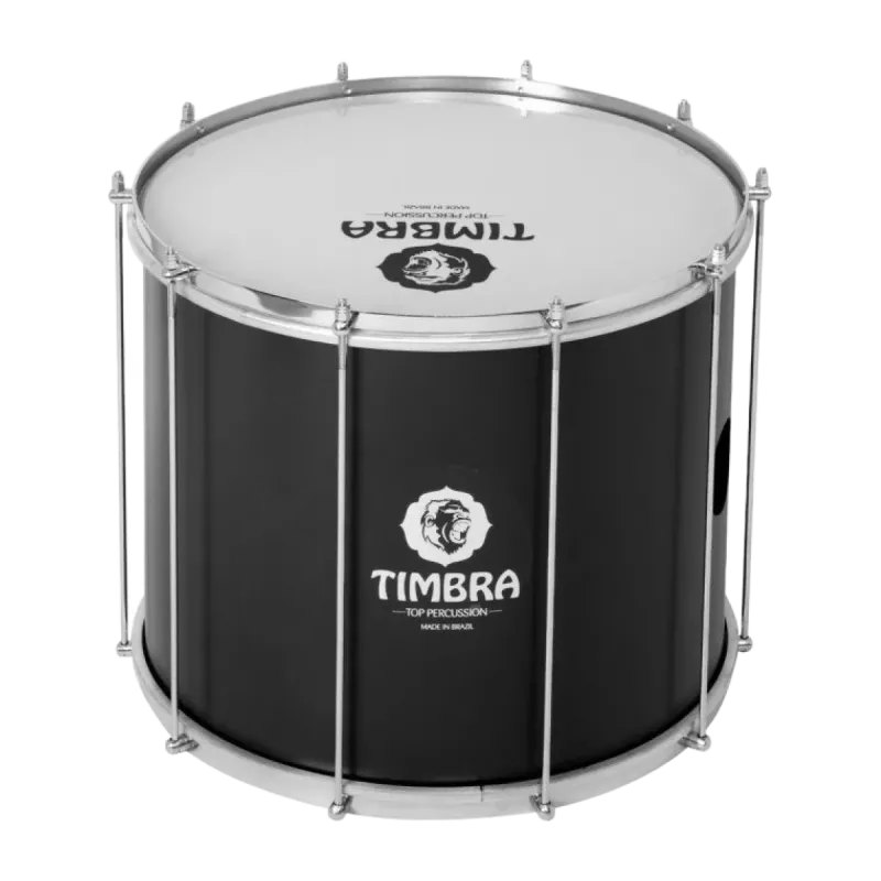 SURDO 18"X40 CM NEGRO MATE TIMBRA 10 DIV TI15914
