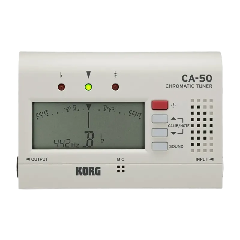 Afinador cromático KORG CA50 - https://www.sanganxa.com/pt/