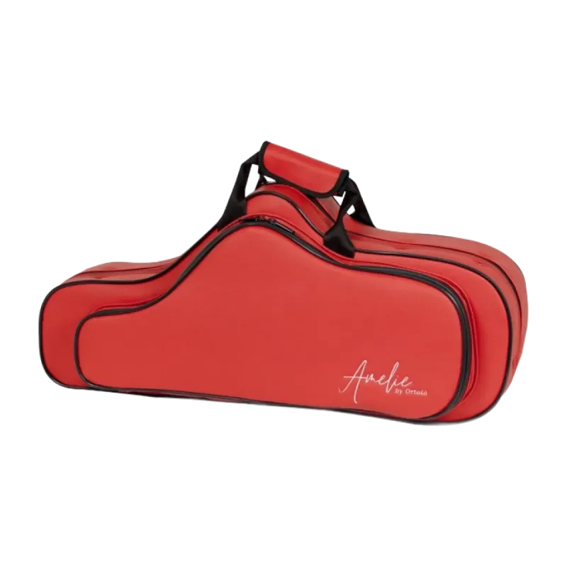 Estojo para Saxofone Alto Ortolá 113 BRG Série Amelie Vermelho - Sanganxa.com
