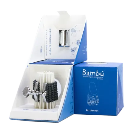Abrazadera Clarinete Bambu Nova Tourmaline Black - Sanganxa.com