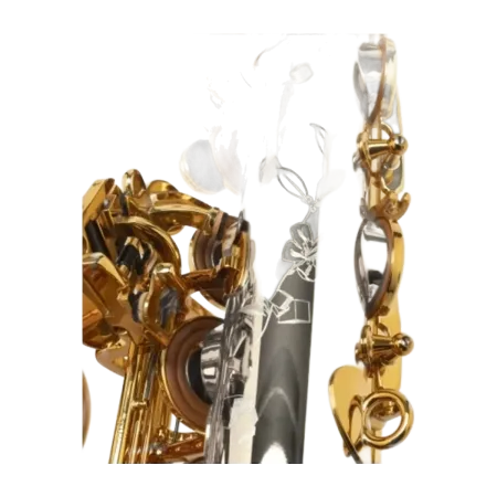 Saxofone Alto Selmer Supreme AVG VO Chaves lacadas a prata - Sanganxa.com