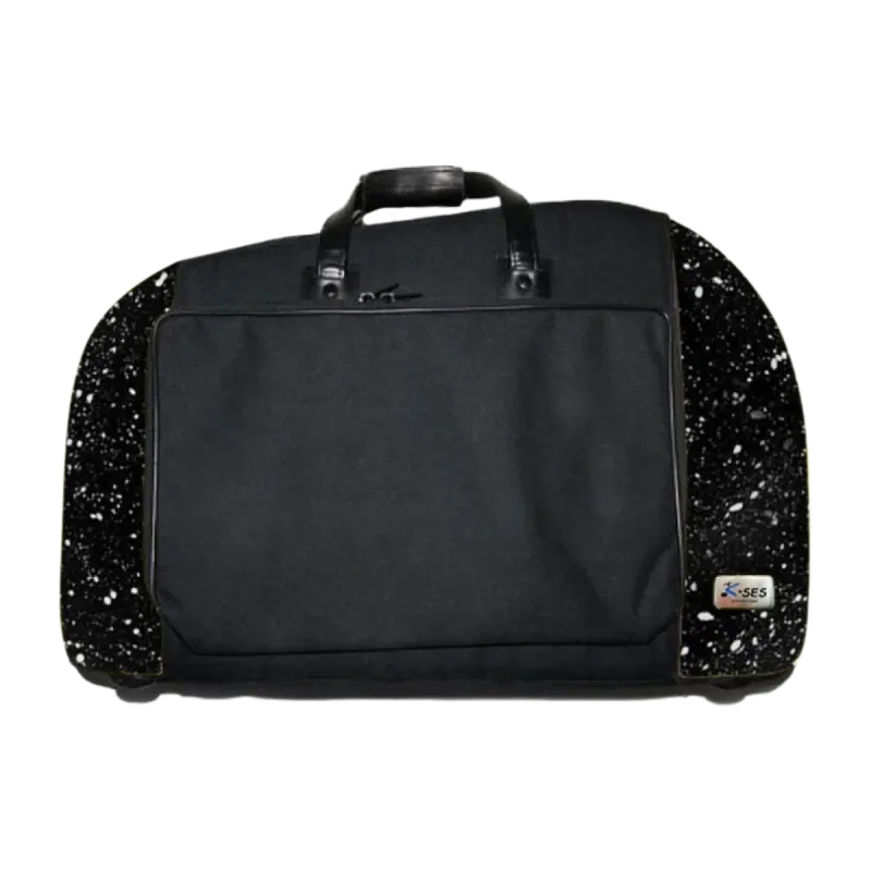 K-Ses Premium Fusion Preto Brilhante Chifre Caixa de Mosca destacável para campainha com 2 surdinas - Sanganxa.com