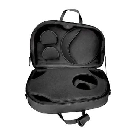 K-Ses Premium Fusion Preto Brilhante Chifre Caixa de Mosca destacável para campainha com 2 surdinas - Sanganxa.com