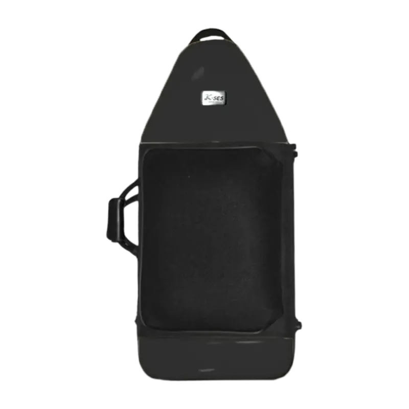 K-Ses Premium Estojo para fagote com campânula curta Preto Brilhante - Sanganxa.com