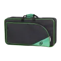 Estojo para trompete Ortola Hb102 Mochila Preto Preto Azul - Sanganxa.com