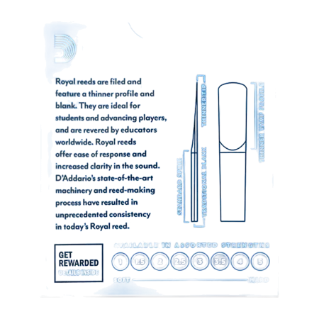 d'addario royal - palhetas para clarinete  sanganxa.com