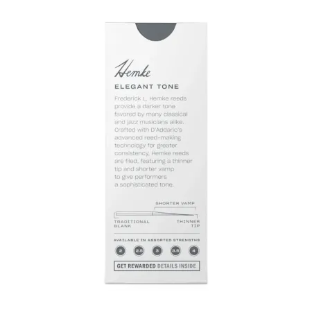 d'addario hemke palheta para saxofone tenor - sanganxa music store