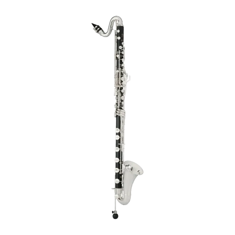 Clarinete Baixo Selmer Privilege 22 teclas prateadas - Sanganxa.com