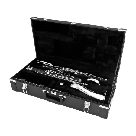 Clarinete Baixo Jupiter JBC 1000N em ABS em Bb - Sanganxa.com