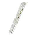 Flauta Azumi AZ-Z3 RBE Silverplate - Sanganxa.com