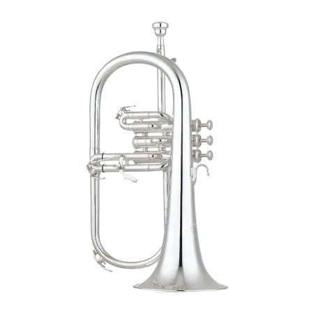 YAMAHA YAMAHA YFH 631 GS FLUGELHORN BANHADO A PRATA
