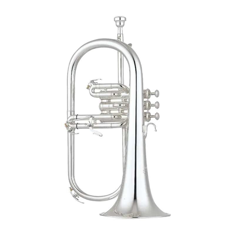 YAMAHA YAMAHA YFH 631 GS FLUGELHORN BANHADO A PRATA