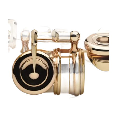 FLAUTA POWELL HANDMADE CUSTOM 10K BGF DE ORO 3