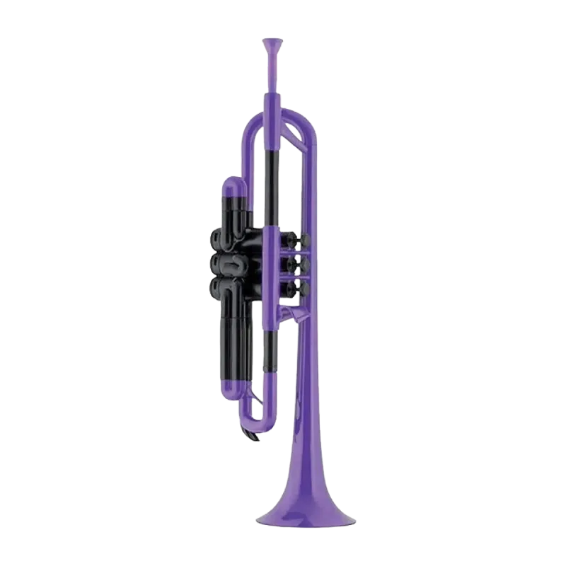 Trompete Ptrumpet ABS Bb Roxo - Sanganxa.com
