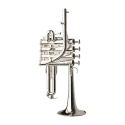 TROMPETA PICCOLO ADAMS AP1 SILVER PLATED 1