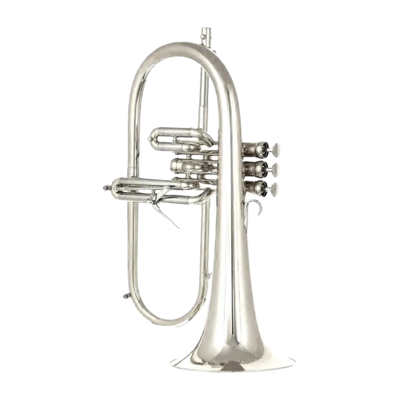 adams sonic flugelhorn prateado com campânula 160