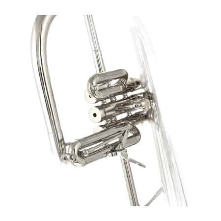 adams sonic flugelhorn prateado com campânula 160