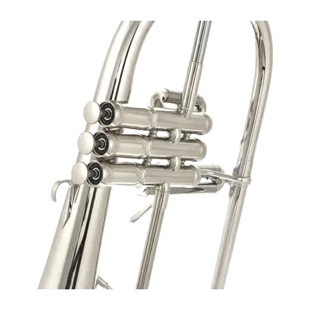 adams sonic flugelhorn prateado com campânula 160