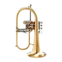 Flugelhorn Adams F2 Modelo selecionado Latão dourado escovado - Sanganxa.com