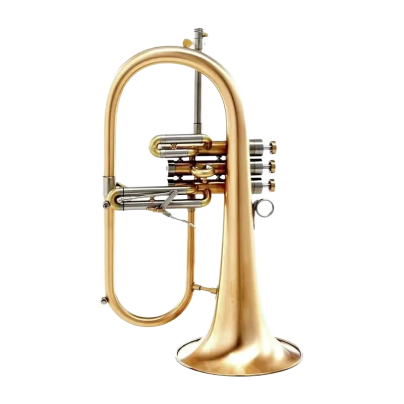Flugelhorn Adams F2 Modelo selecionado Latão dourado escovado - Sanganxa.com