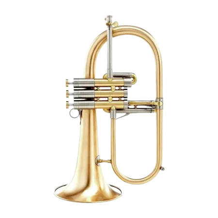 Flugelhorn Adams F2 Modelo selecionado Latão dourado escovado - Sanganxa.com
