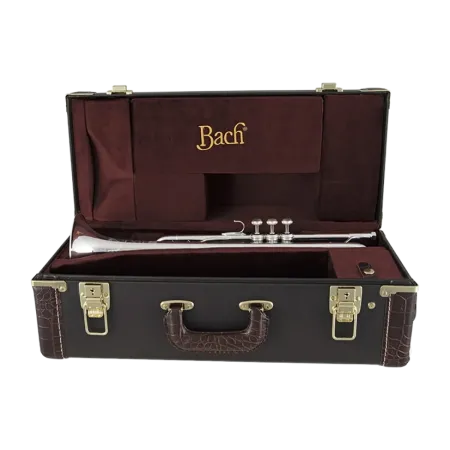 Trompete Bach LT190 ML1B S Comercial Prateado - Sanganxa.com