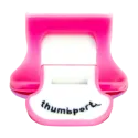 apoio de polegar thumbport para flauta marfim cor-de-rosa -  sanganxa.com