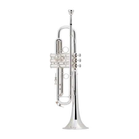 TROMPETA BACH NEW YORK LT180S ML77 PLATEADA EN SIB  -1